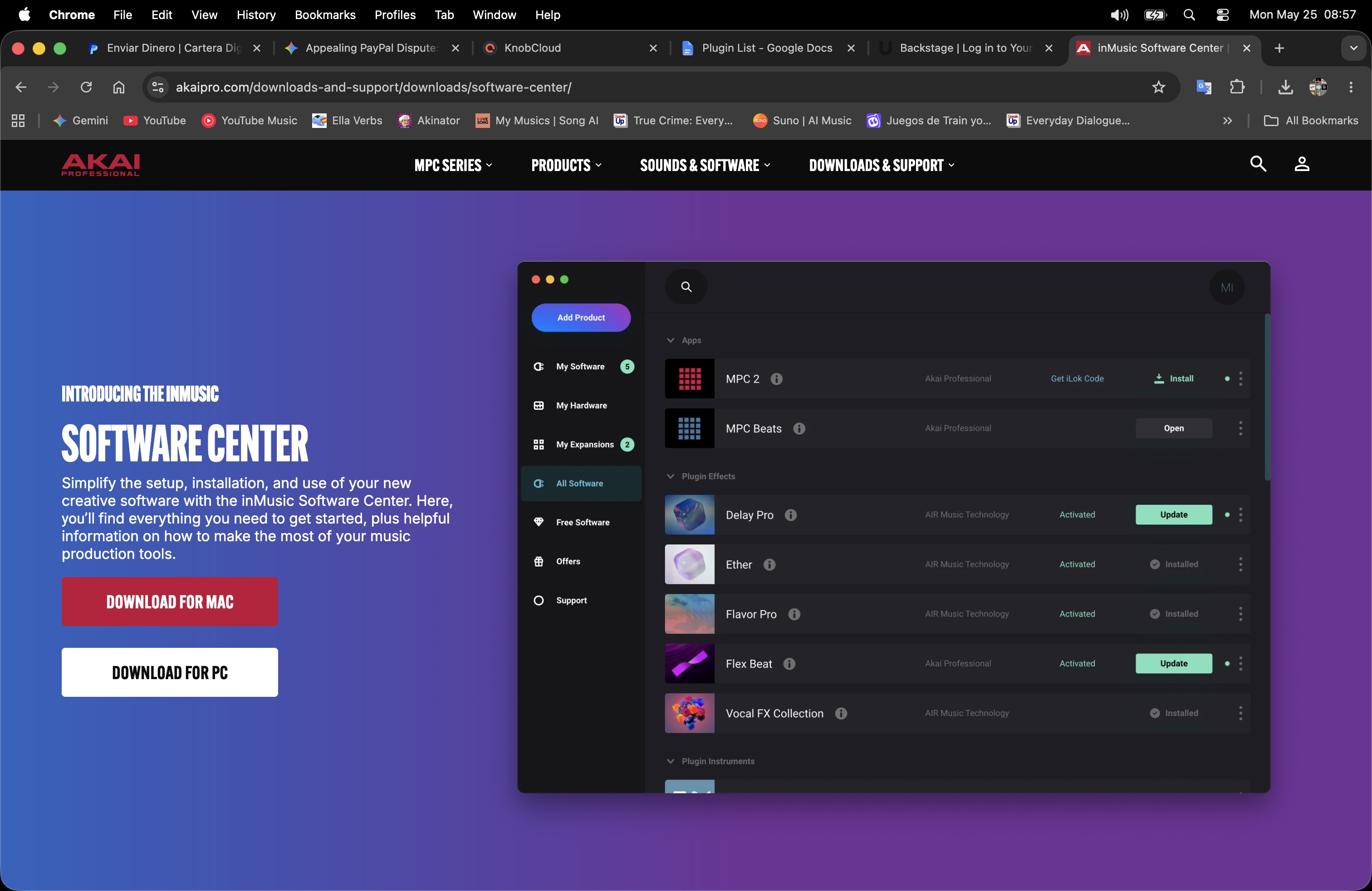 AKAI Pro Akai Plugins Inmusic